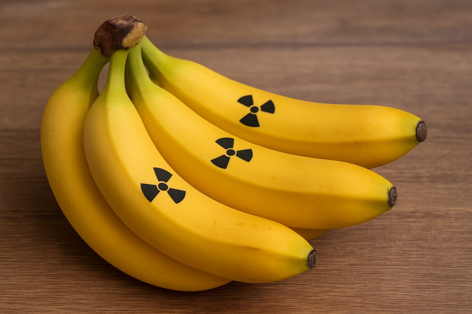 bananas-with-warning-symbols-on-wood
