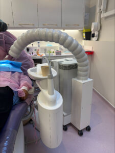 image of the IQair dental air purifier in baker street london